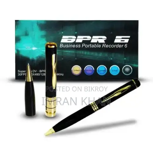 BPR 6 Business Portable Recorder Spy Pen Camera
