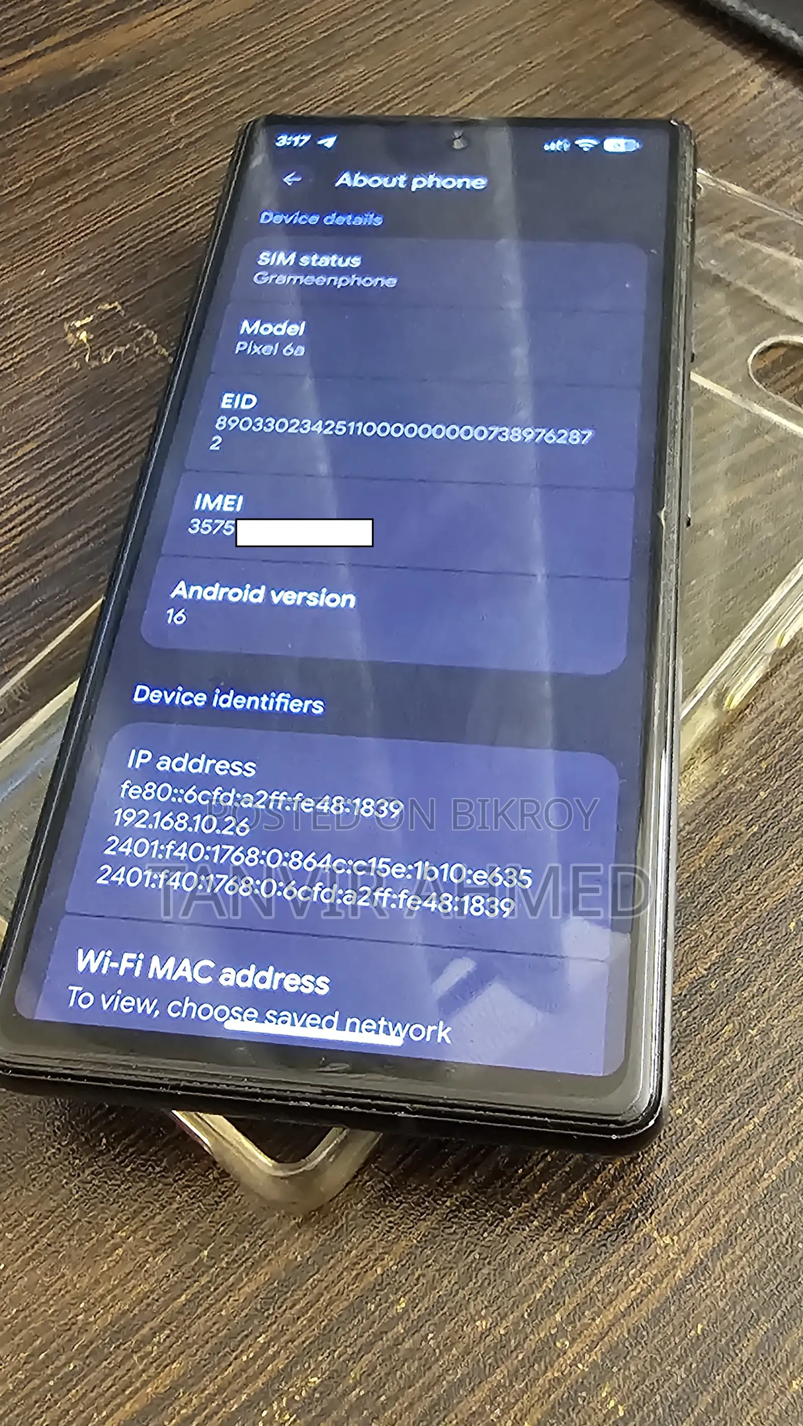 Google Pixel 6a 128 GB Black