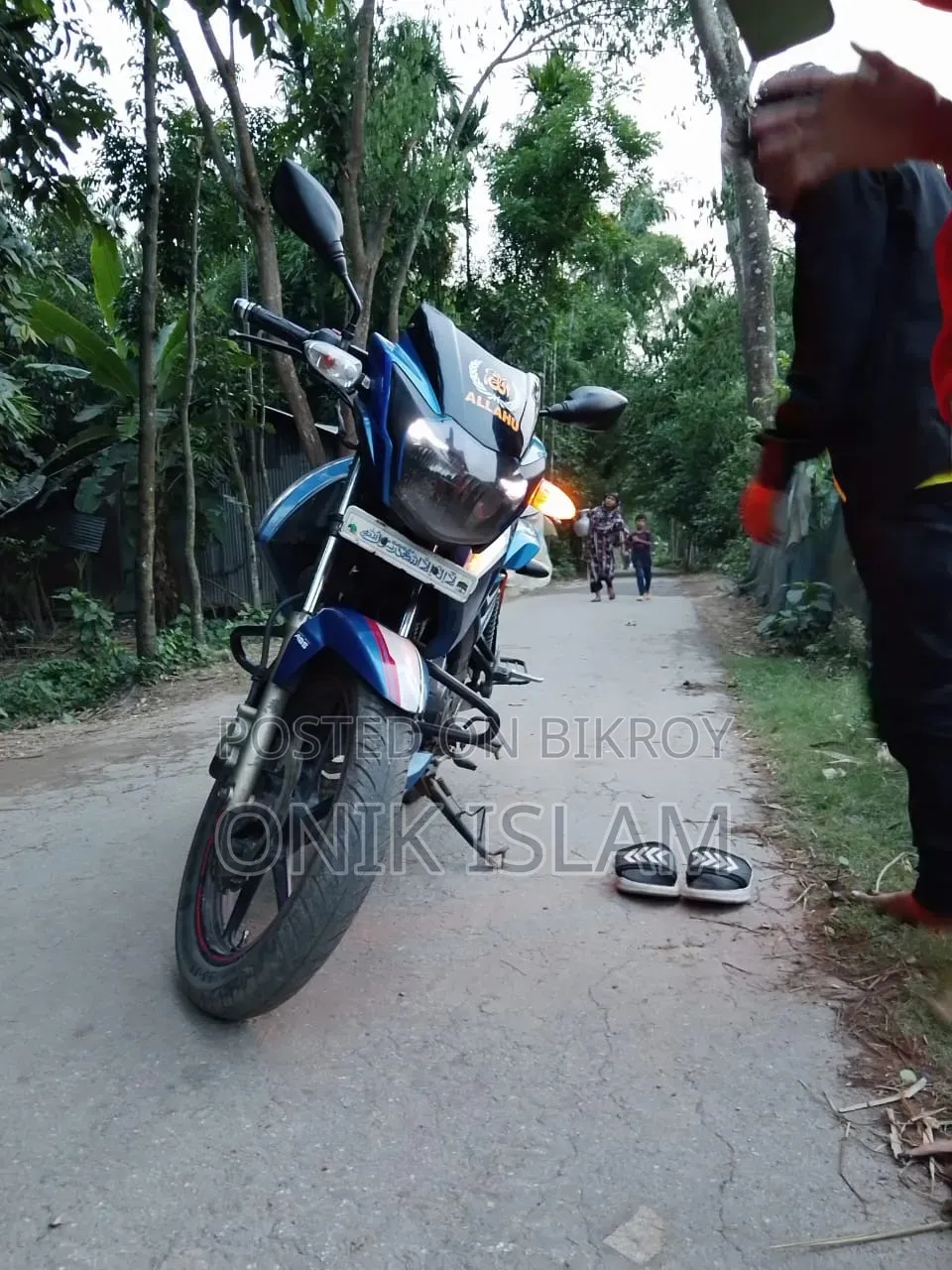 TVS Apache RTR 160 2v Refresh X-connect 2017 Blue