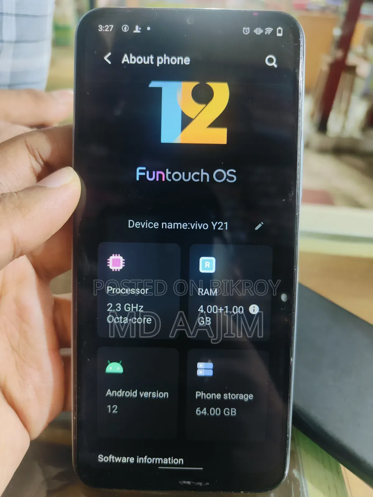 Vivo Y21 64 GB Silver