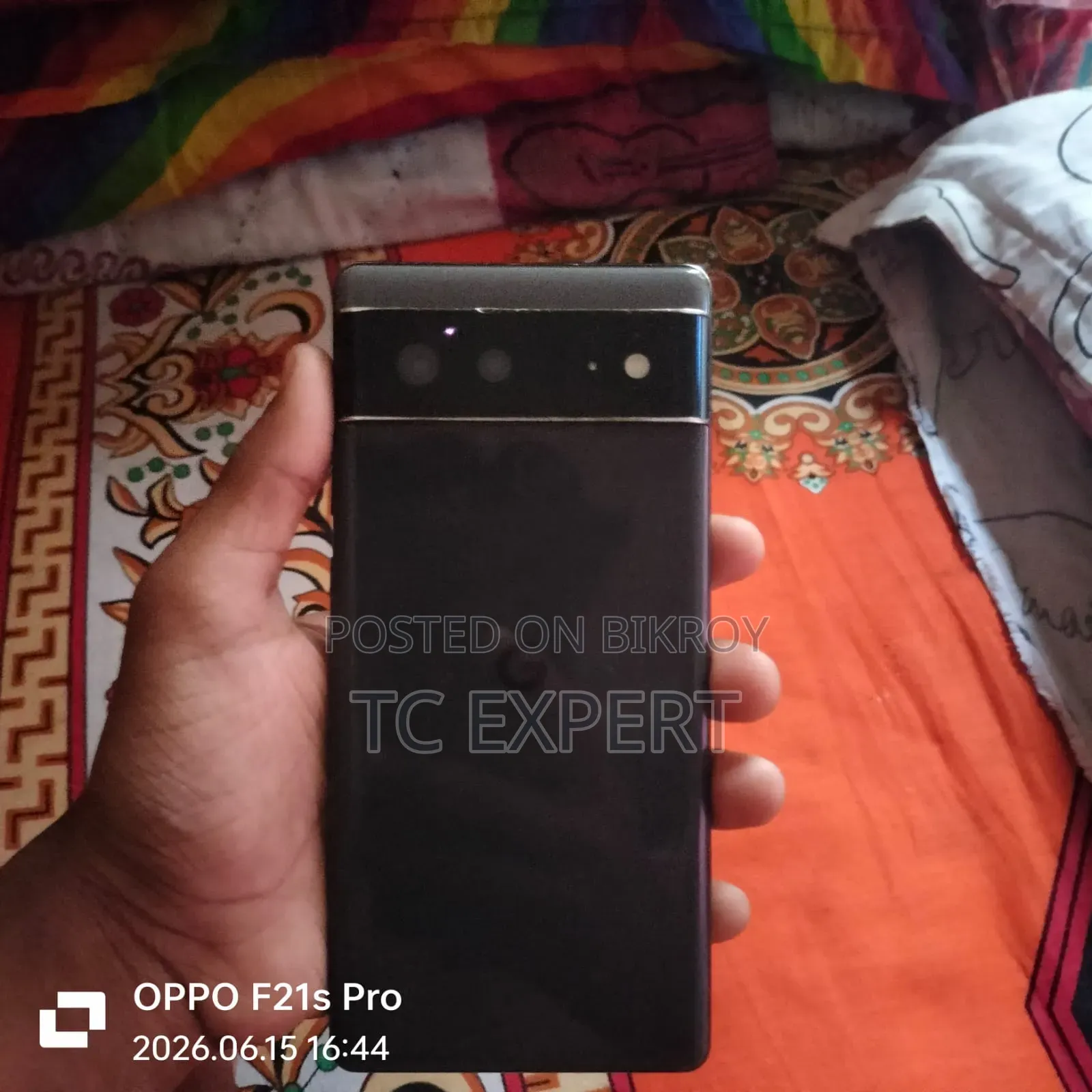 গুগল পিক্সেল ৬ ১২৮ জিবি ব্ল্যাক