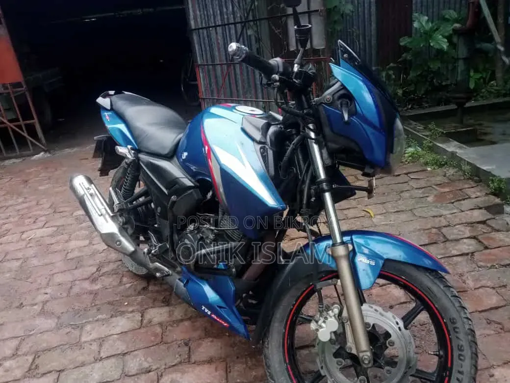 TVS Apache RTR 160 2v Refresh X-connect 2017 Blue