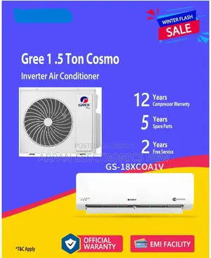 Gree Inverter AC Cosmo 1.5 Ton Official Warranty EMI Available