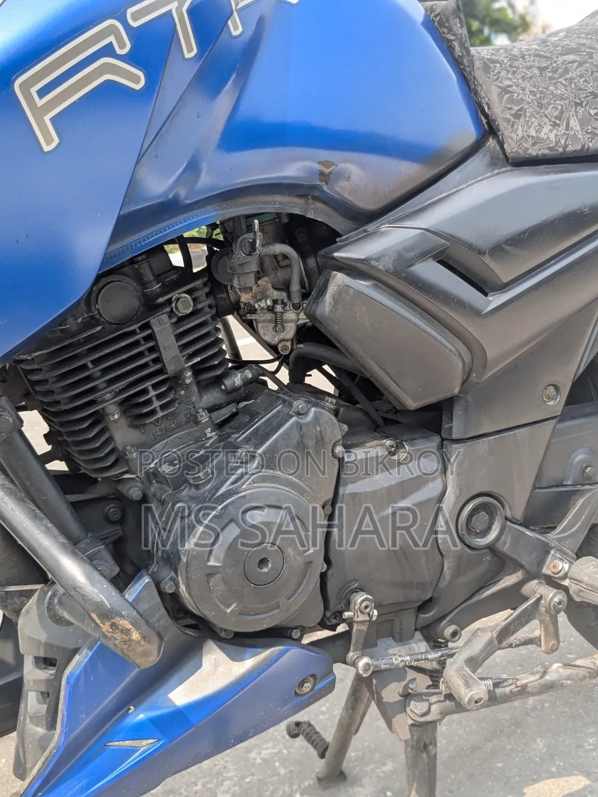 TVS Apache RTR 160 2V 2017 Blue