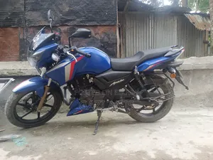 New TVS Apache RTR 160 2V 2024 Blue