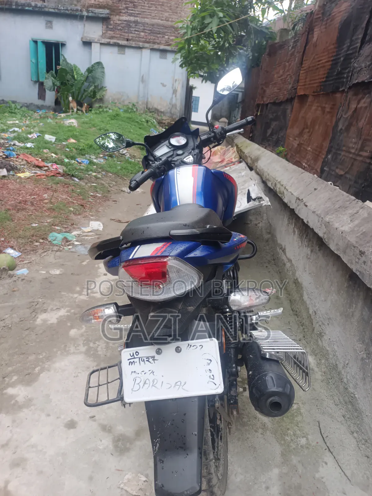 New TVS Apache RTR 160 2V 2024 Blue