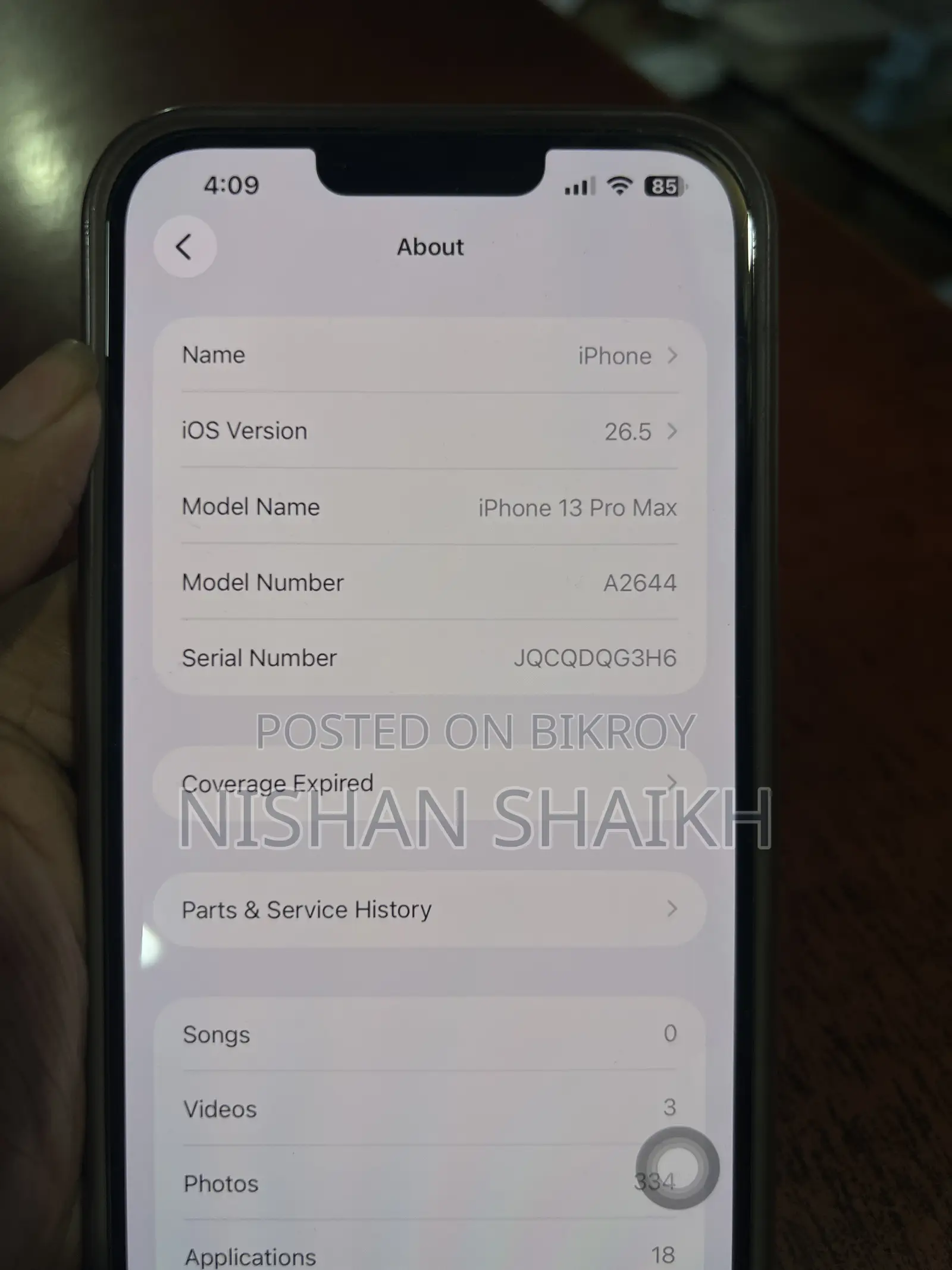 Apple iPhone 13 Pro Max 256 GB Gold