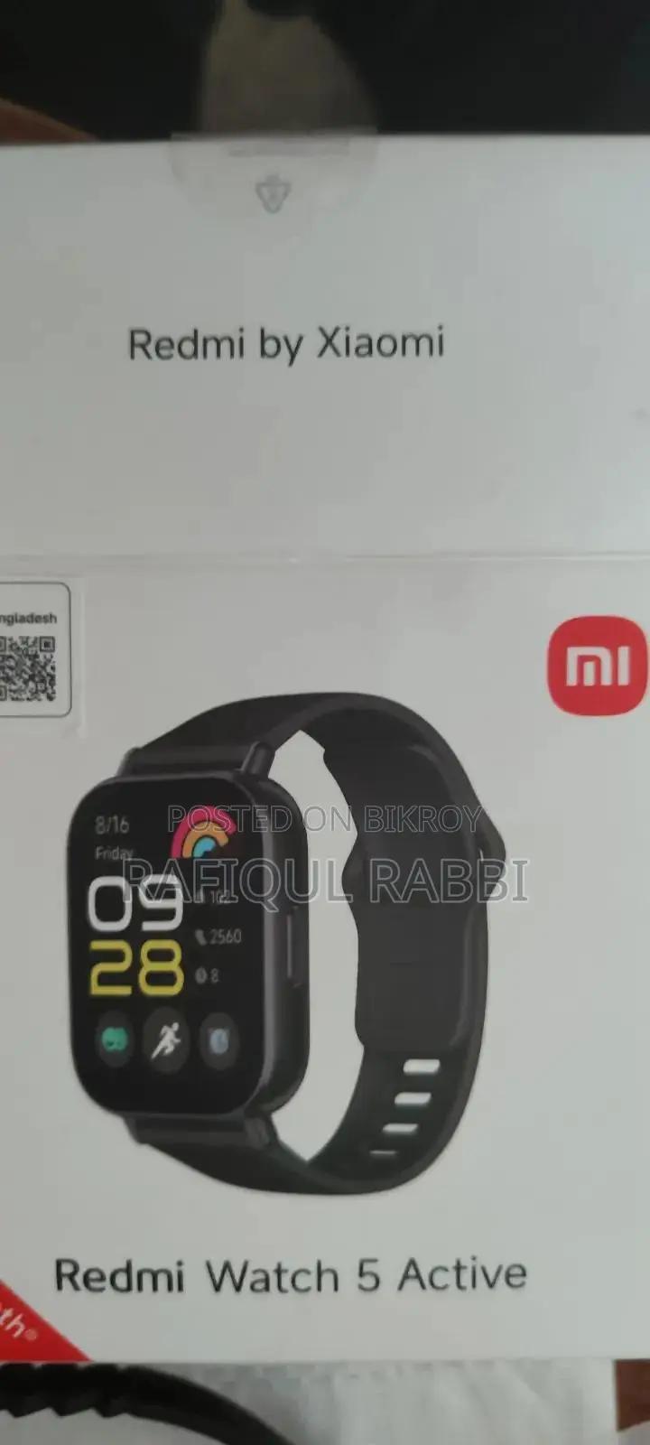 ১ দিন ইউজ করা শুধু কোন দাগ নাই কোন সমস্যা নাই। Xiaomi 5 Active.