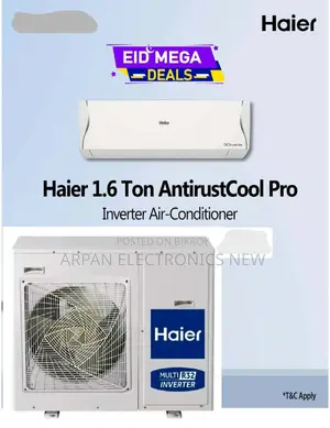 Haier AC Inverter Pro 1.6 Ton or Official Warranty EMI Available