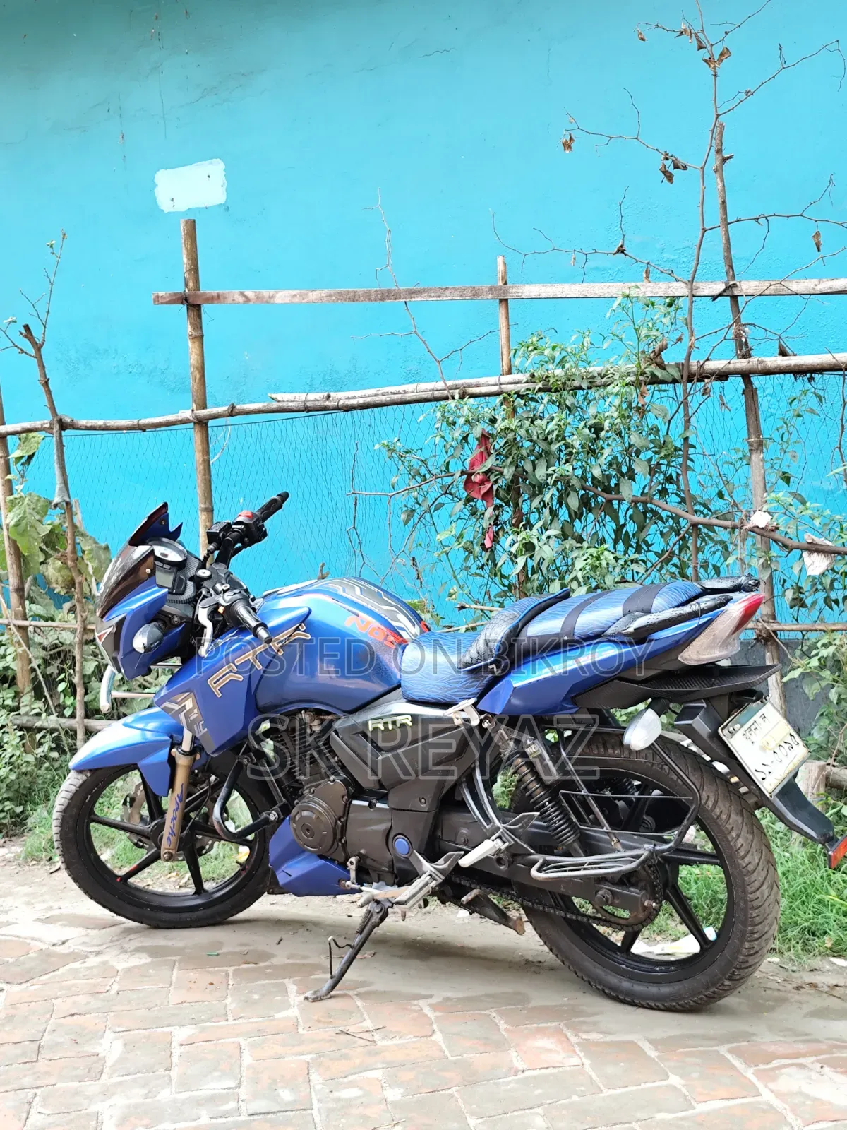 TVS Apache RTR 160 2V 2019 Blue