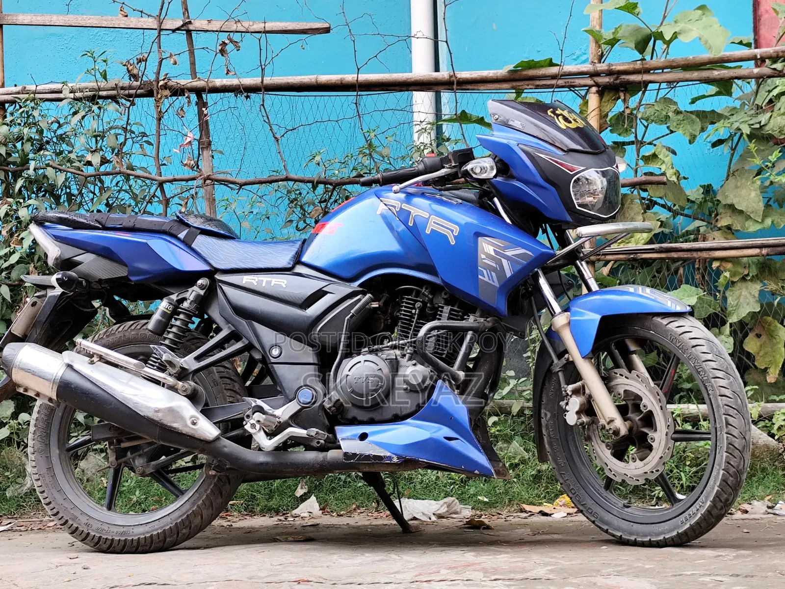 TVS Apache RTR 160 2V 2019 Blue