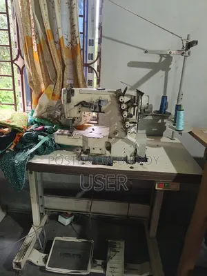 Urgent Sale: 5 Running Garment Sewing Machines (Including Table and Folders)