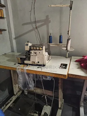 Urgent Sale: 5 Running Garment Sewing Machines (Including Table and Folders)