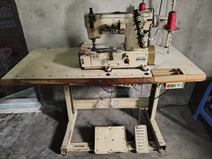 Urgent Sale: 5 Running Garment Sewing Machines (Including Table and Folders)