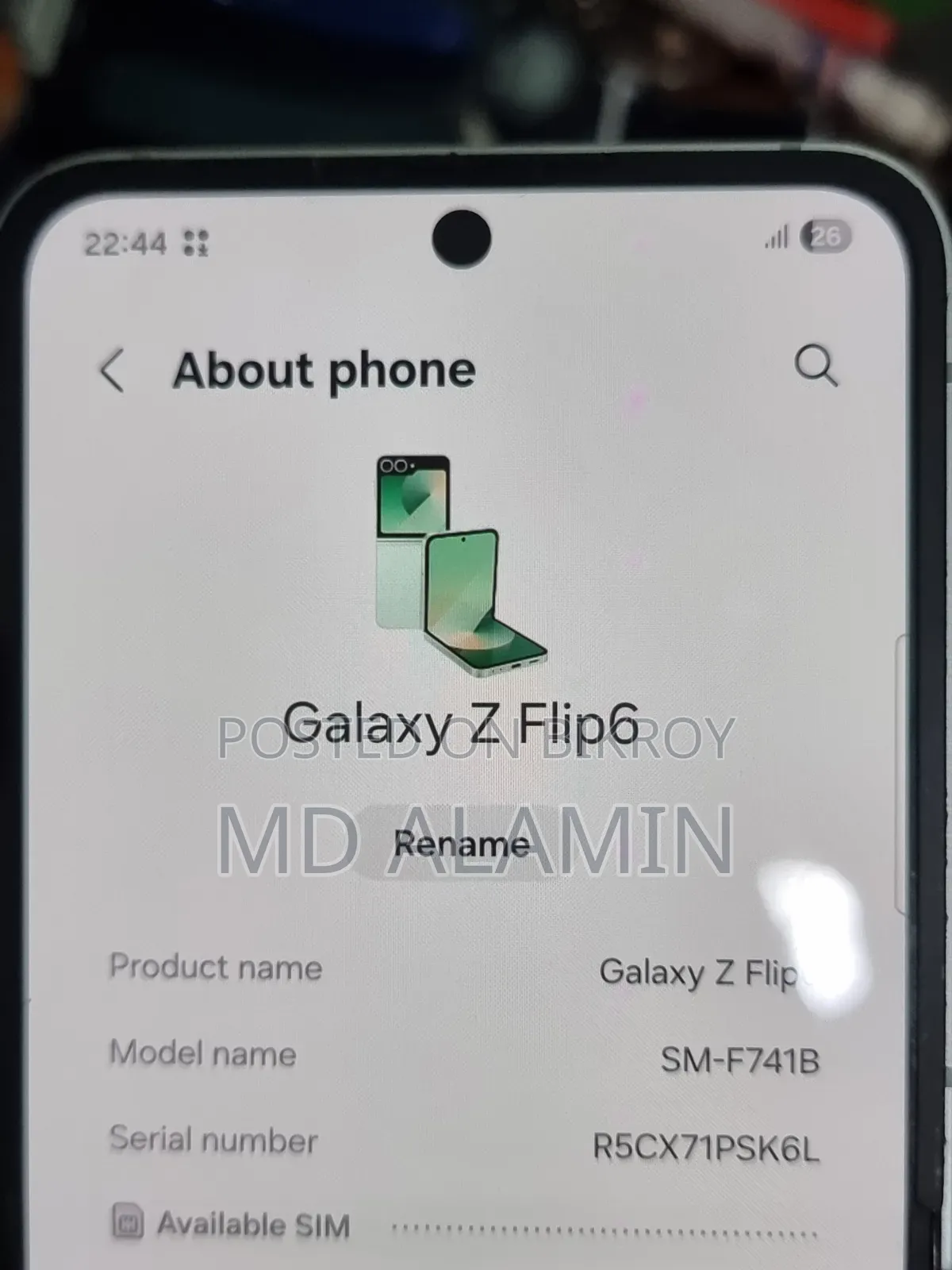 Samsung Galaxy Z Flip6 512 GB Green
