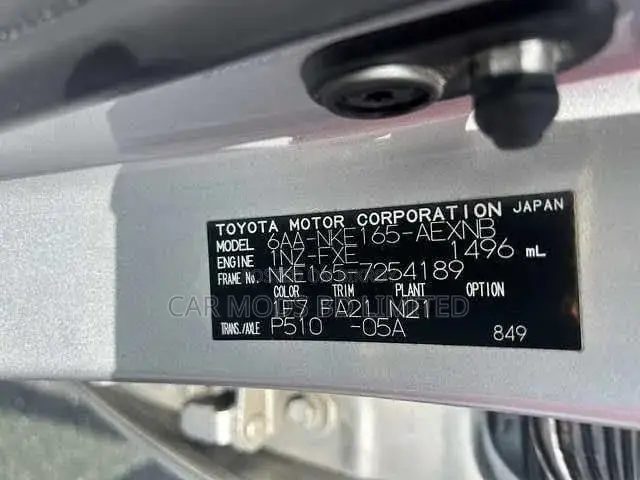 Toyota Axio 2022 Silver