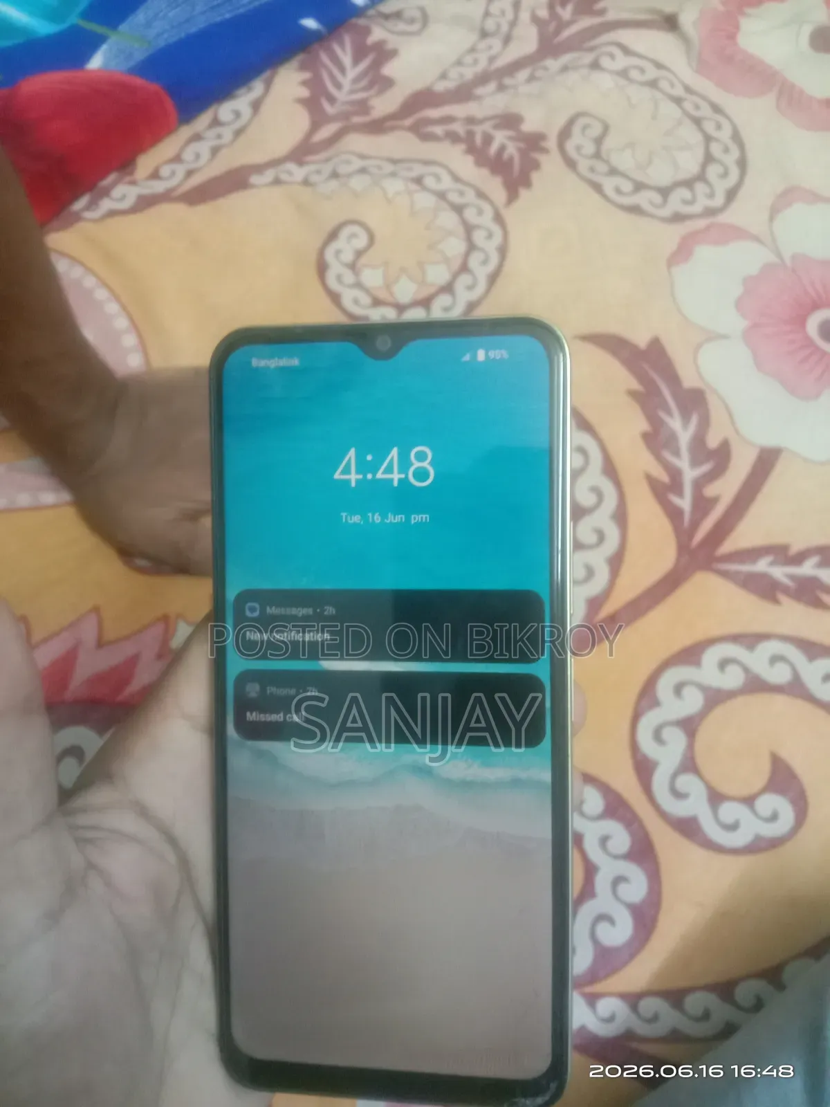 Vivo Y16 64 GB Rose Gold