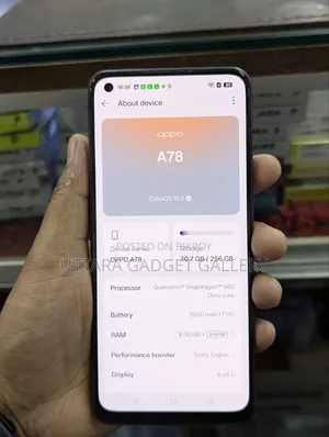 Oppo A78 4G 256 GB Black