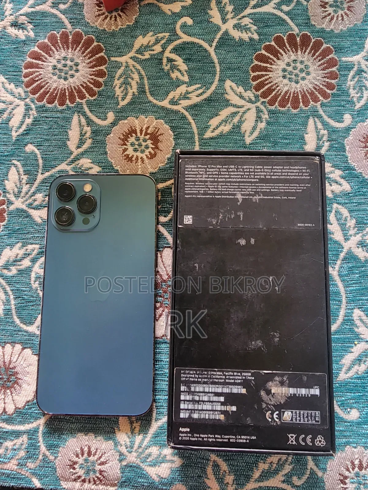 অ্যাপল আইফোন ১২ প্রো ম্যাক্স ২৫৬ জিবি ব্লু