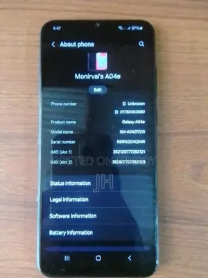 Samsung Galaxy A04e 32 GB Black