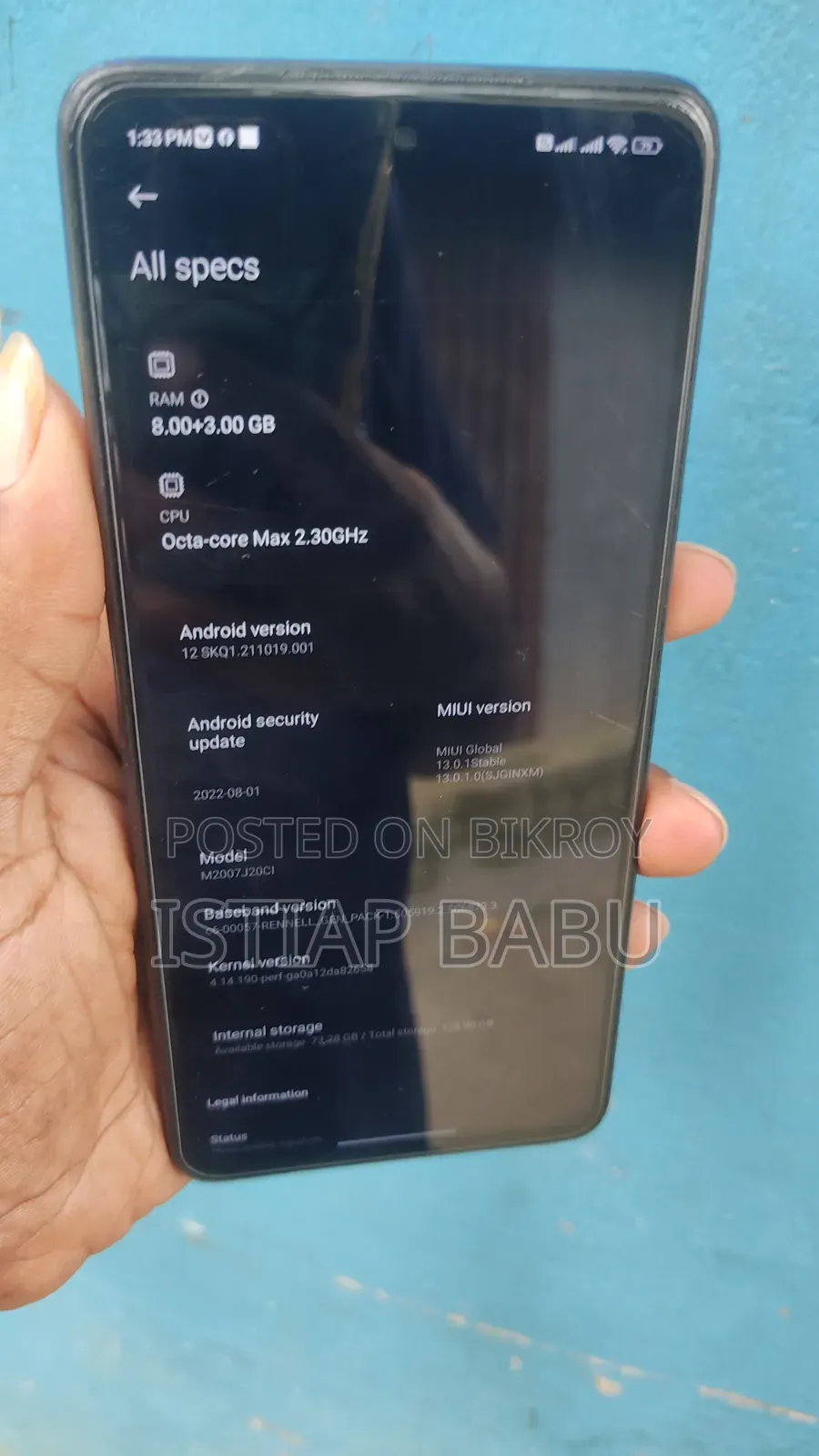Xiaomi Poco X3 Pro 128 GB Blue