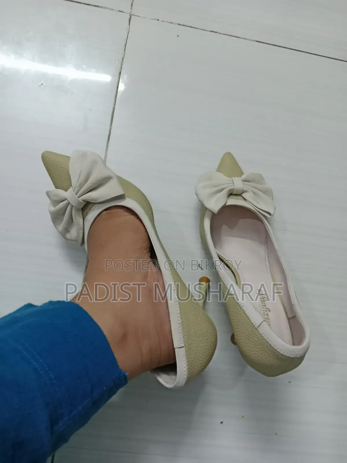 The shoes are new