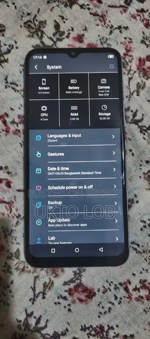 Itel Vision 1 Pro 32 GB Blue