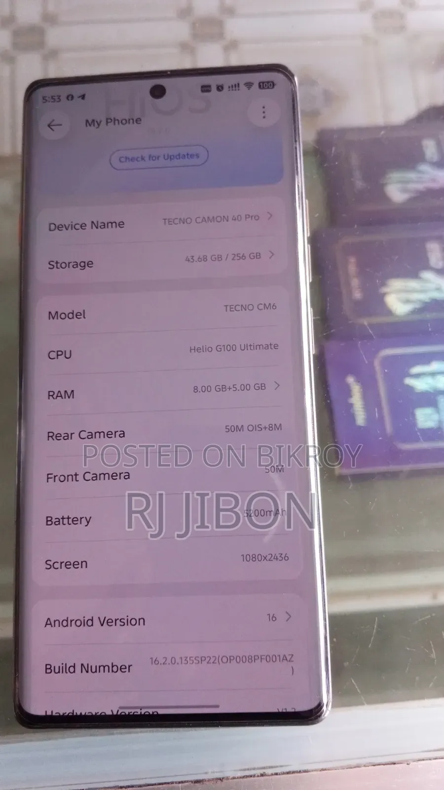 Tecno Camon 40 Pro 4G 256 GB Bronze