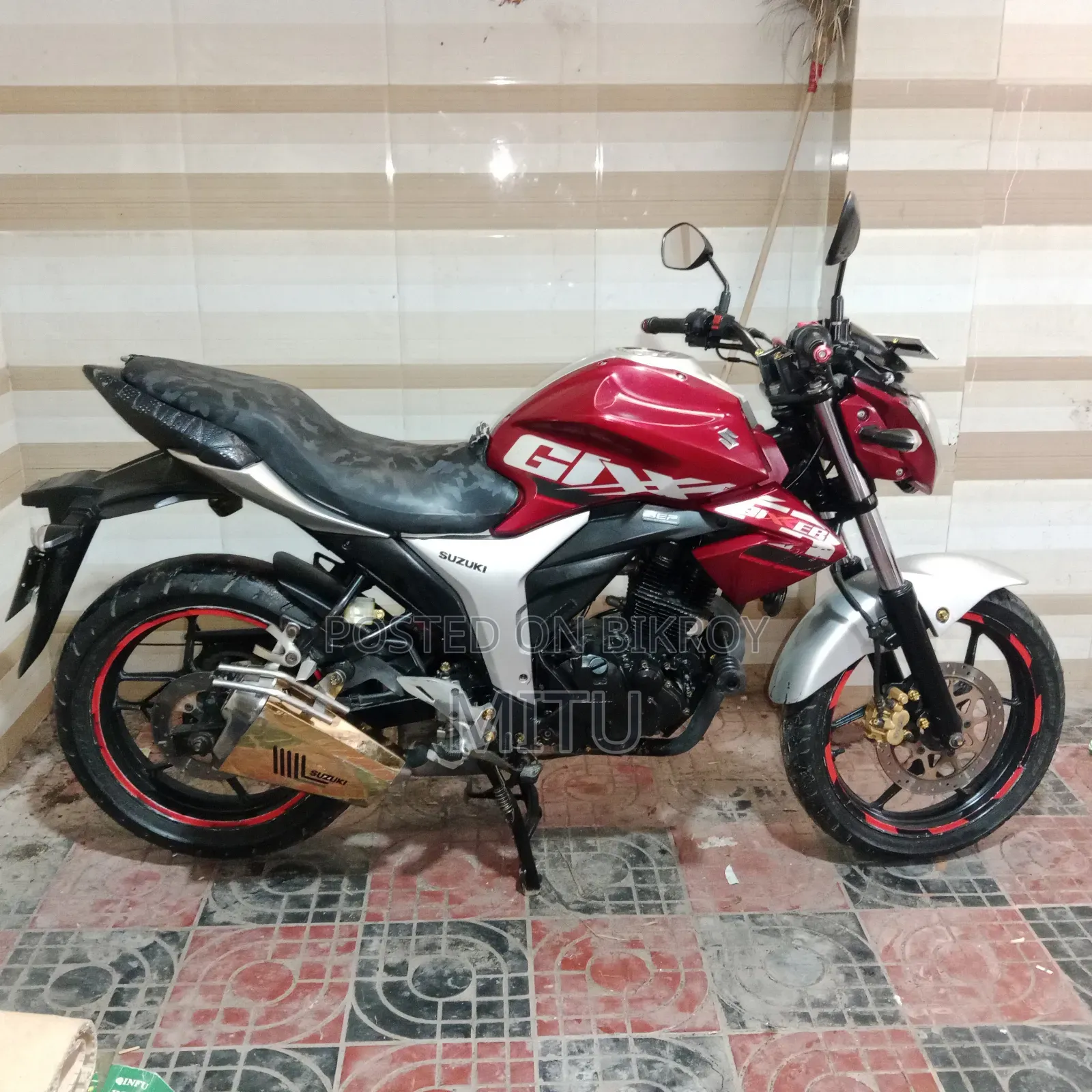 Suzuki Gixxer Monotone 2019 Red