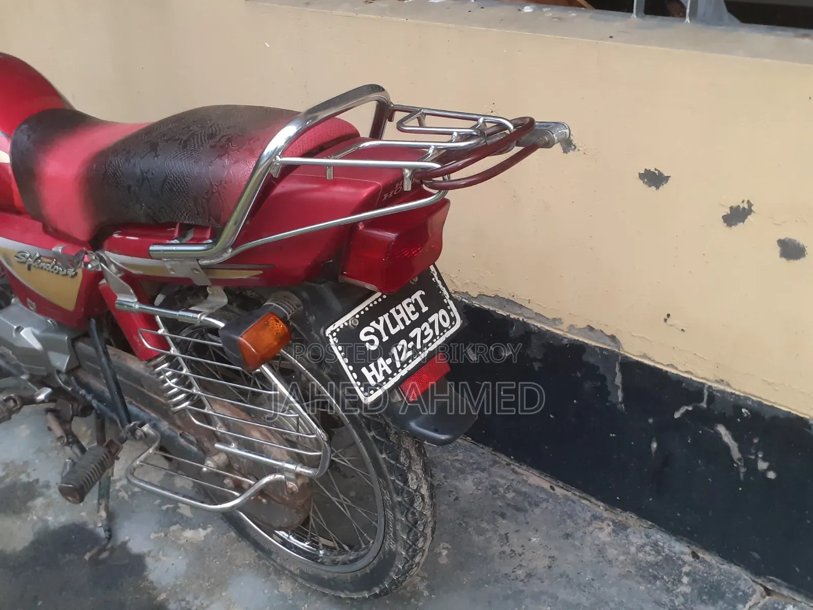 Hero Splendor Plus 2008 Red