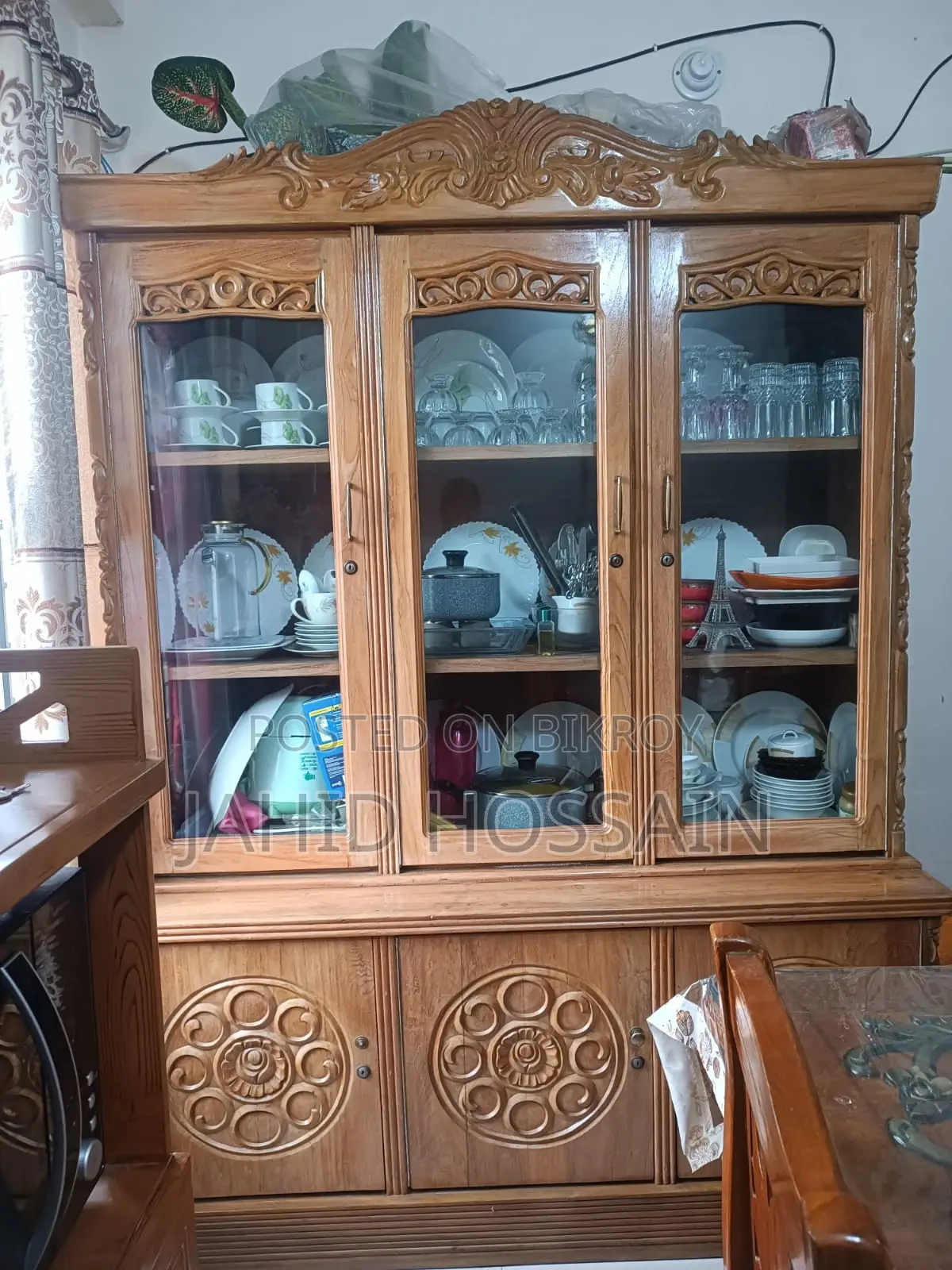 Teak Wood Wall Cabinet