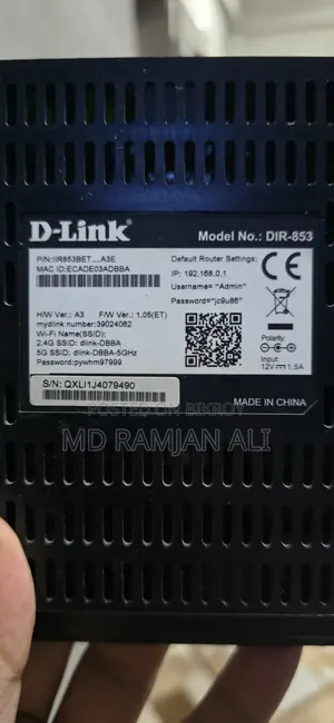 Dlink Router Dir 853