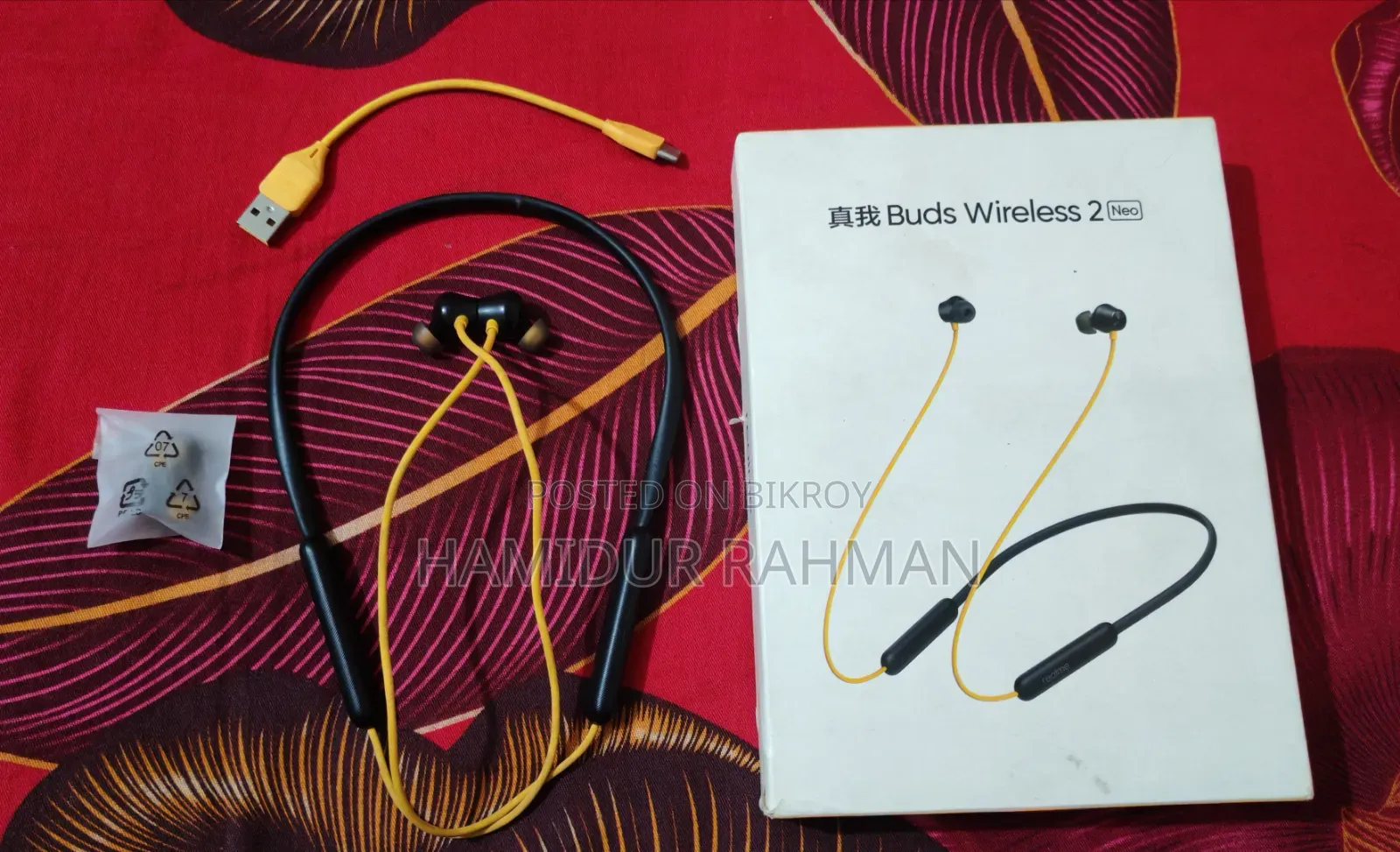 Realme Buds Wireless 2 Neo (Full Box & All Accessories)