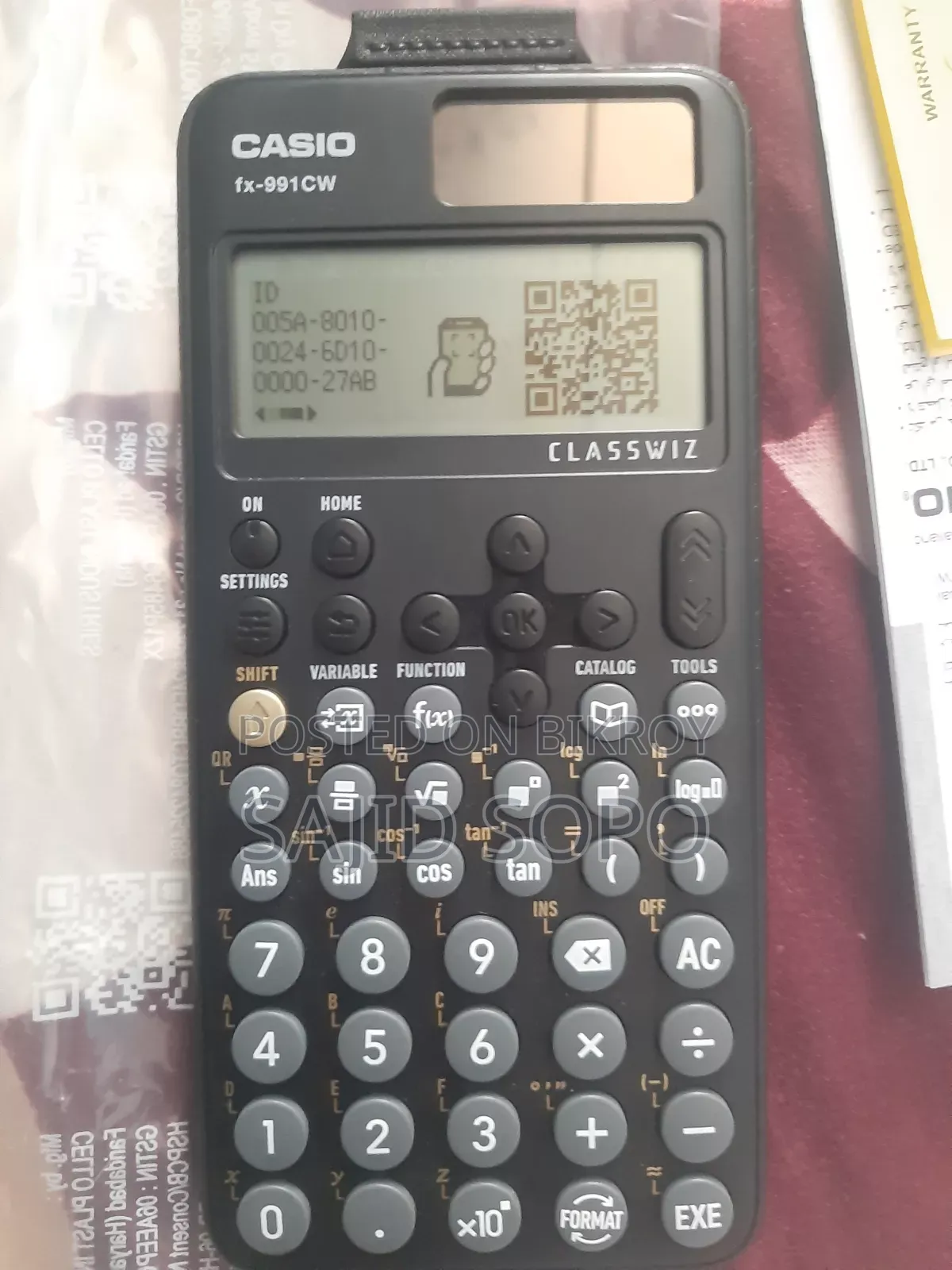 Calculator Fx-991 Cw
