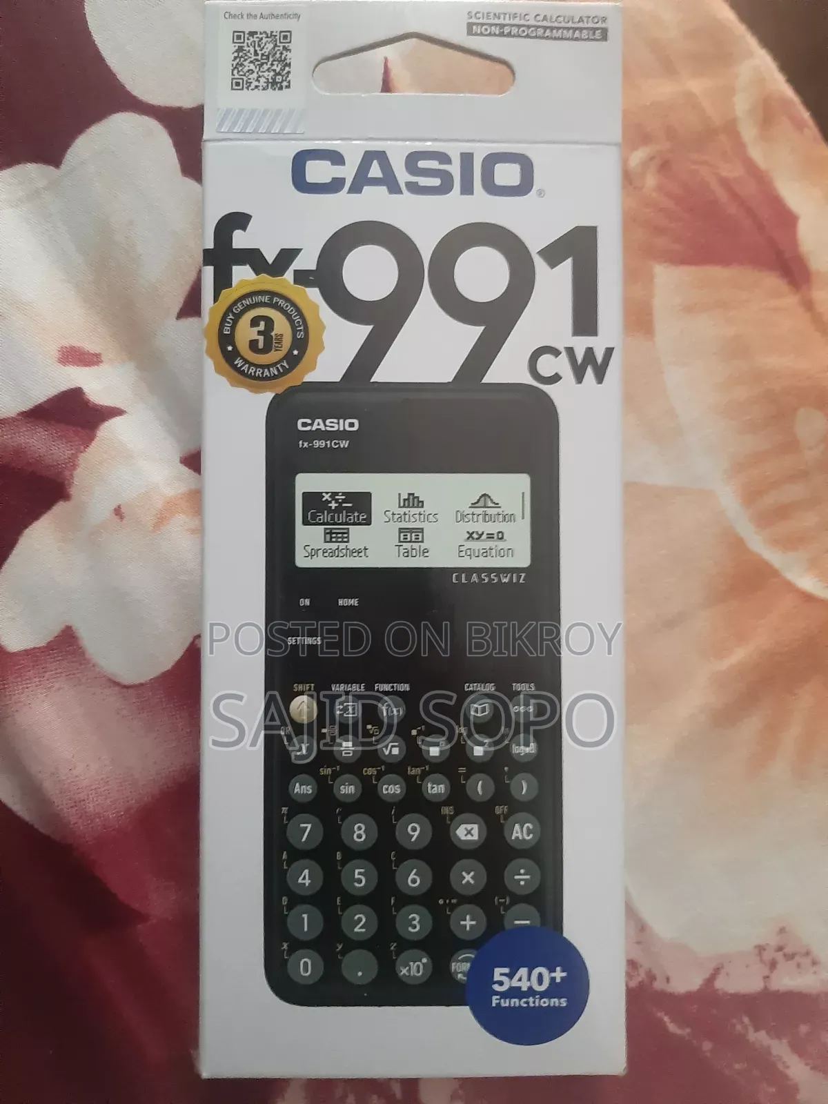Calculator Fx-991 Cw