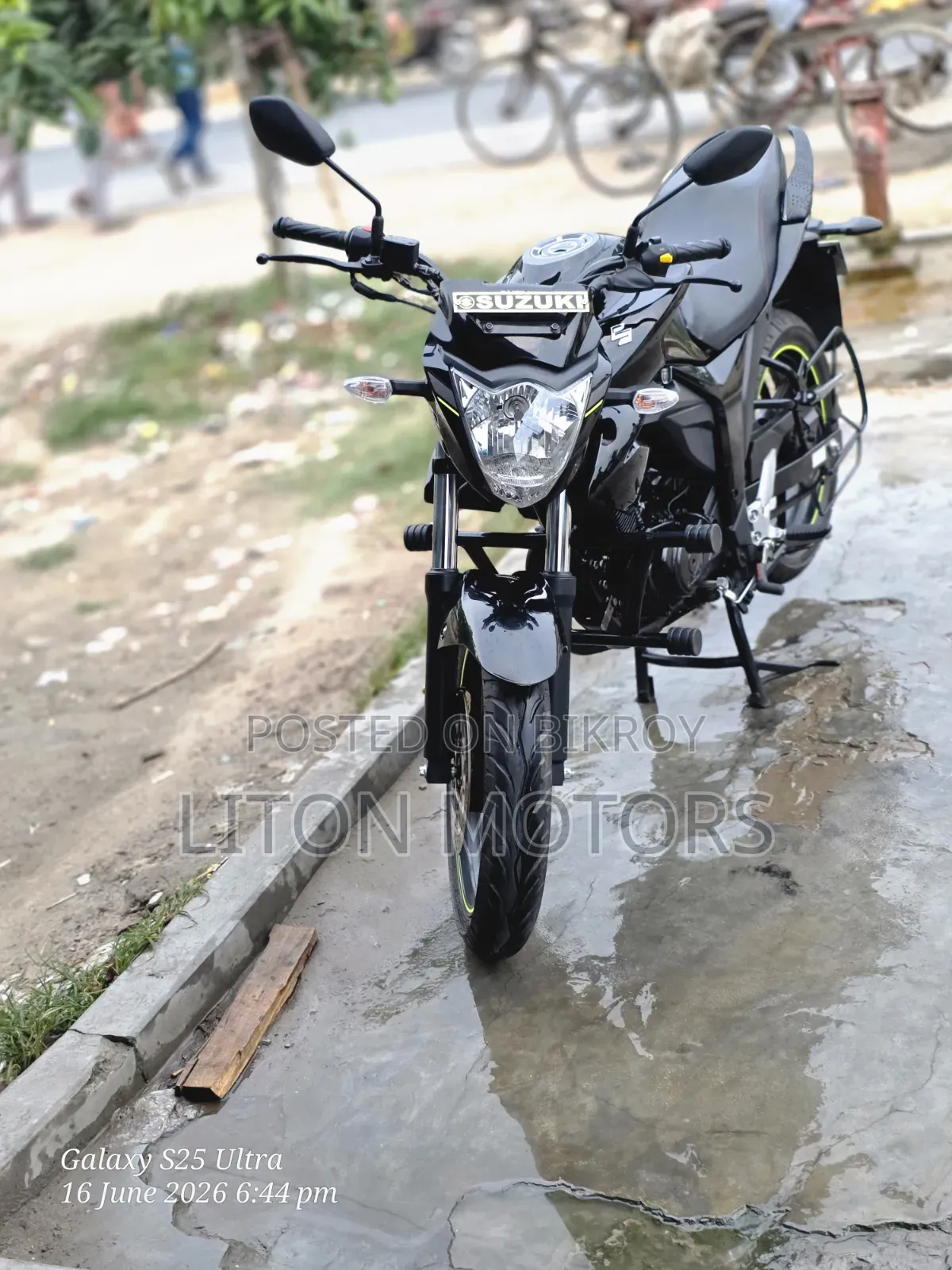 New Suzuki Gixxer Monotone 2026 Black