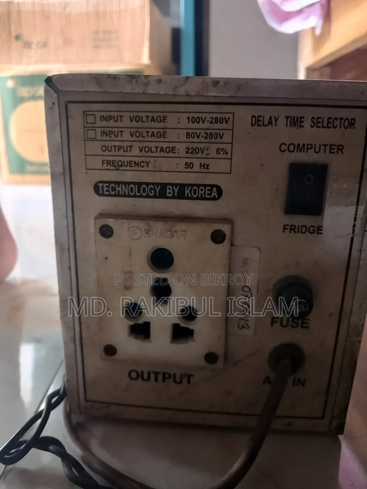 Automatic Voltage Stabilizer