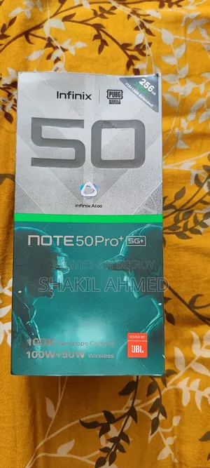 ইনফিনিক্স নোট ৫০ প্রো+ ২৫৬ জিবি গ্রে