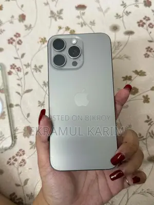 অ্যাপল আইফোন ১৫ প্রো ম্যাক্স ৫১২ জিবি সিলভার
