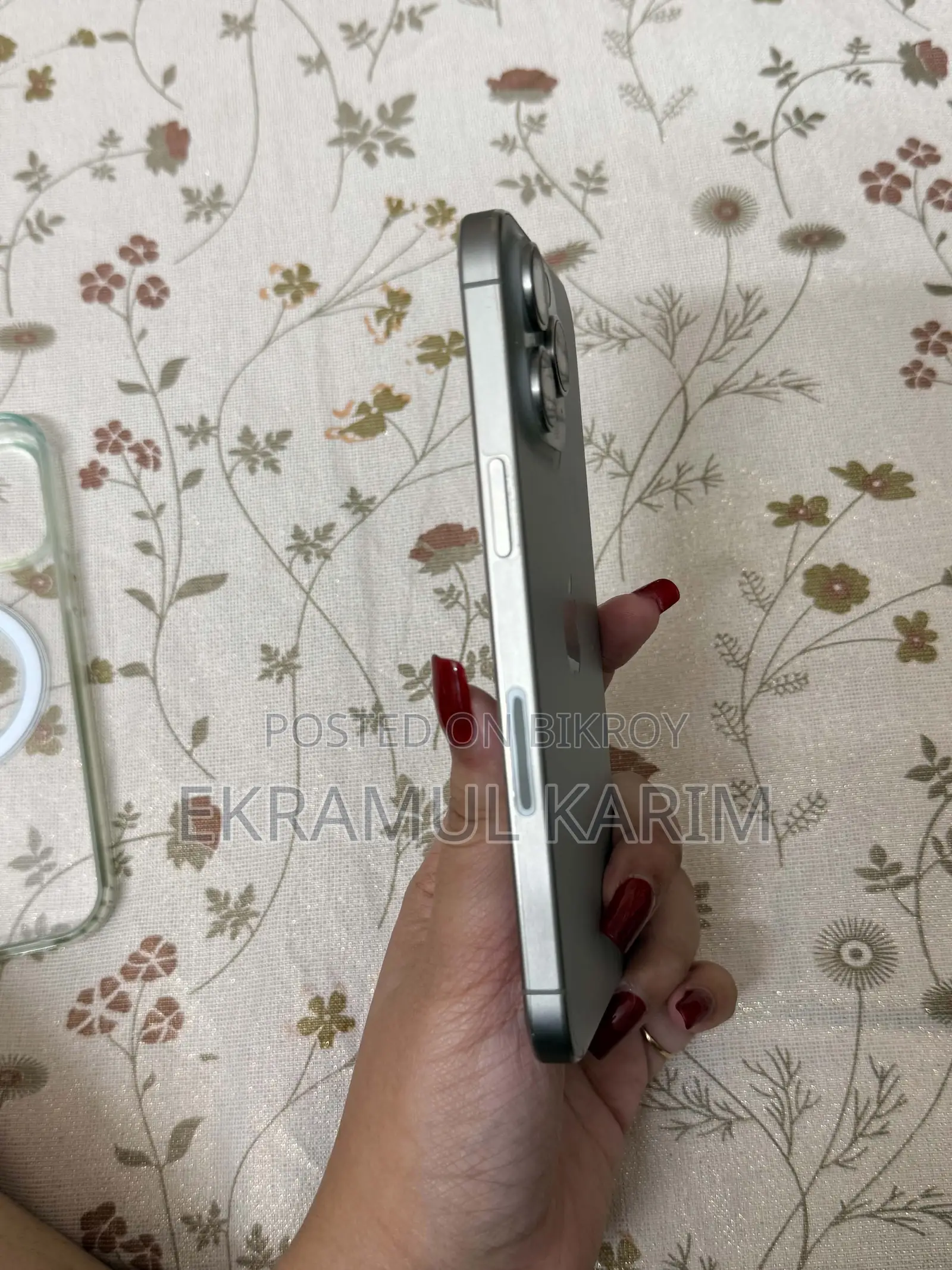 অ্যাপল আইফোন ১৫ প্রো ম্যাক্স ৫১২ জিবি সিলভার