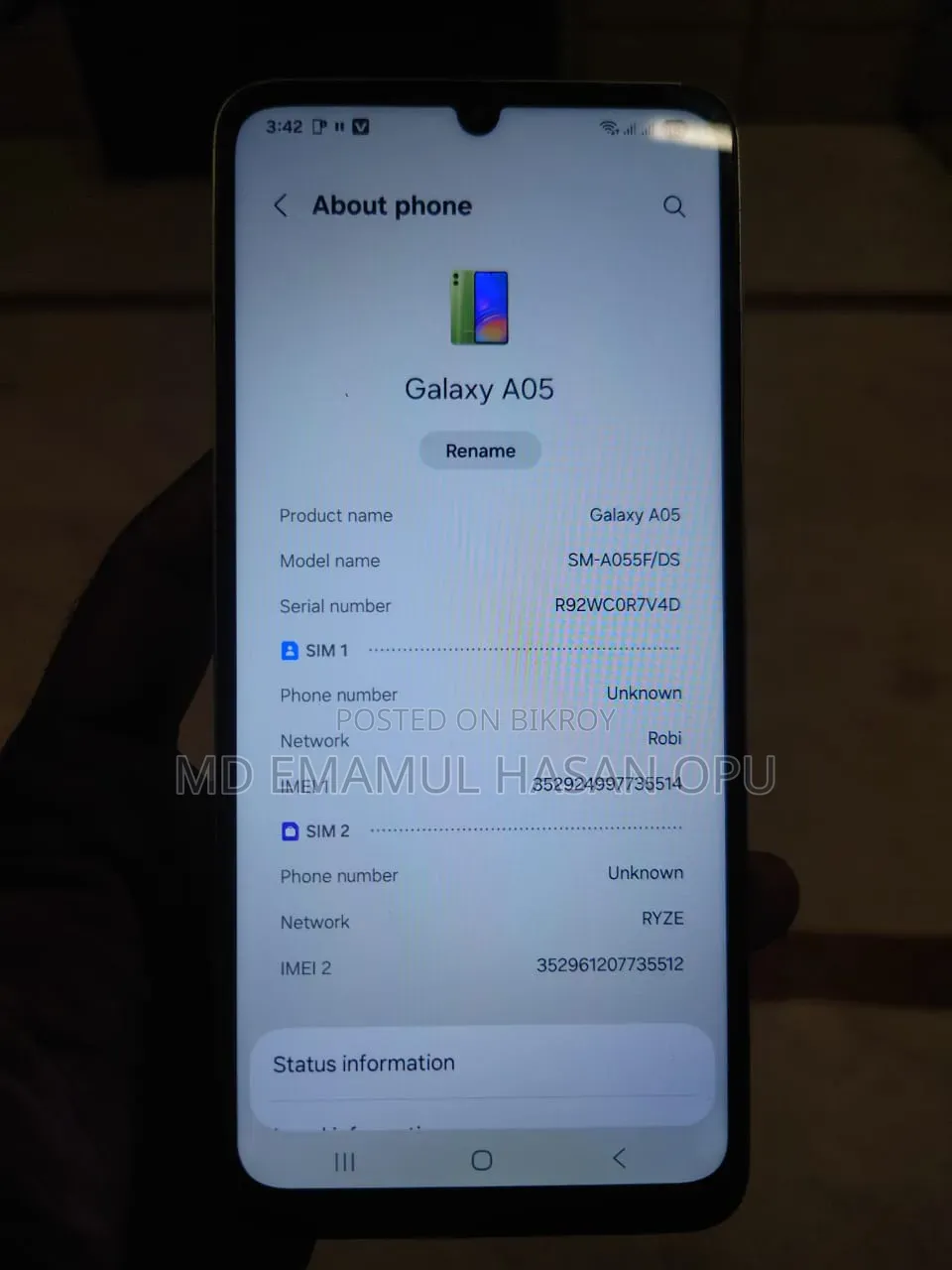 Samsung Galaxy A05 64 GB Green