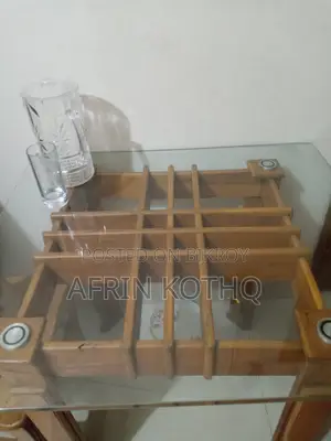 Teak Wood Table and 2 Chairs + 1 Small Table