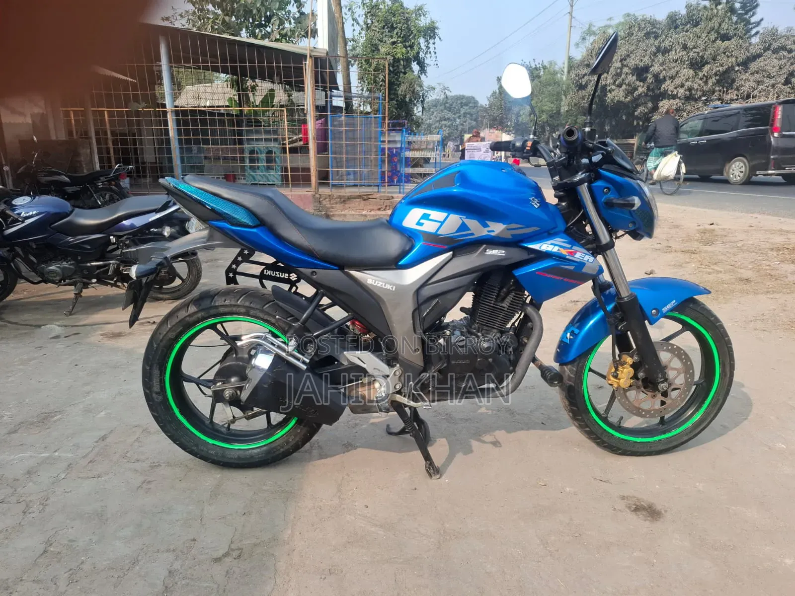 New Suzuki Gixxer Monotone 2021 Blue