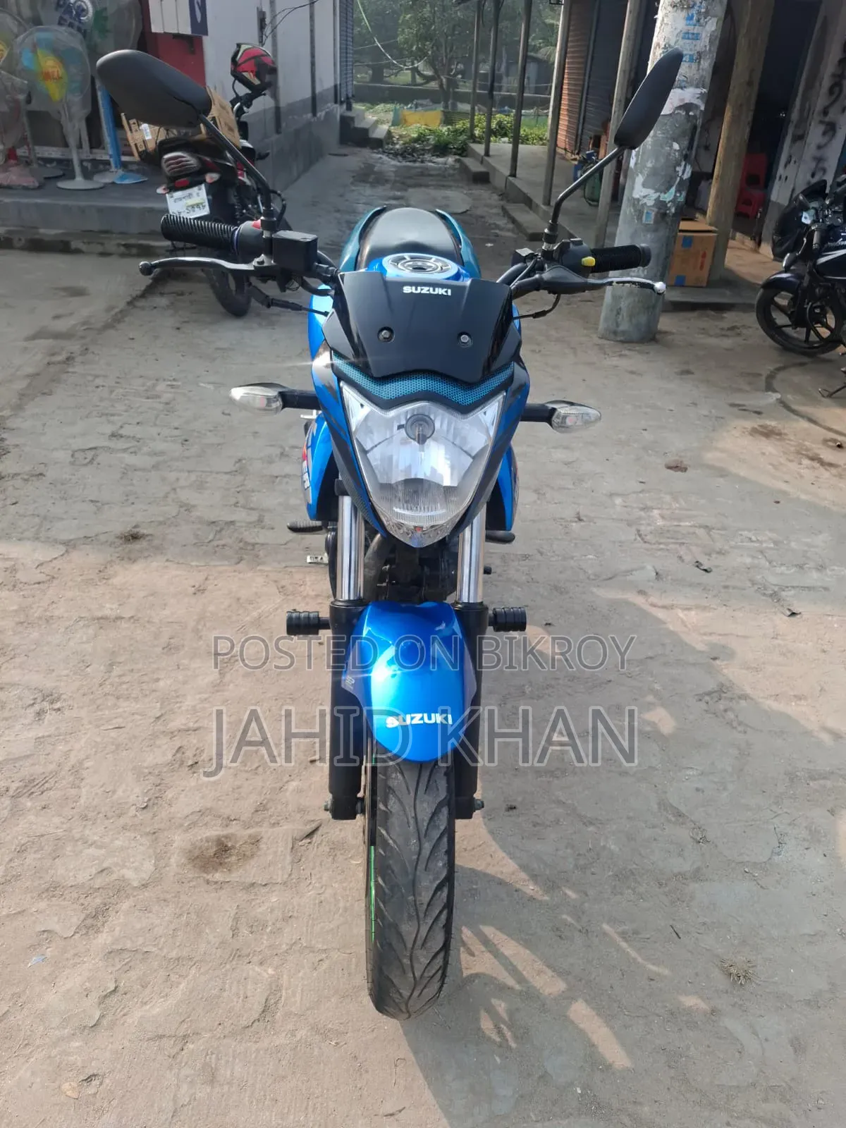 New Suzuki Gixxer Monotone 2021 Blue