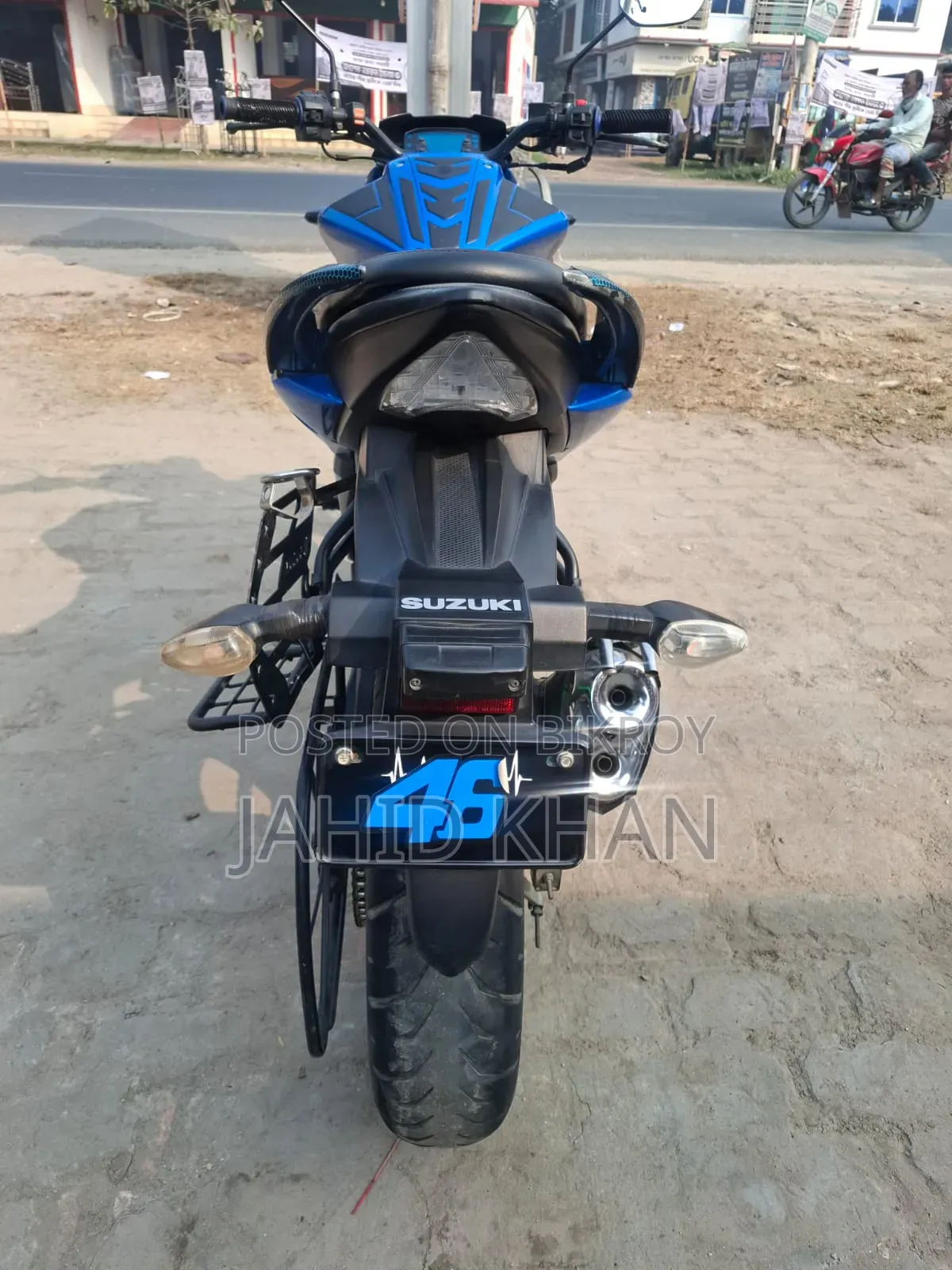 New Suzuki Gixxer Monotone 2021 Blue