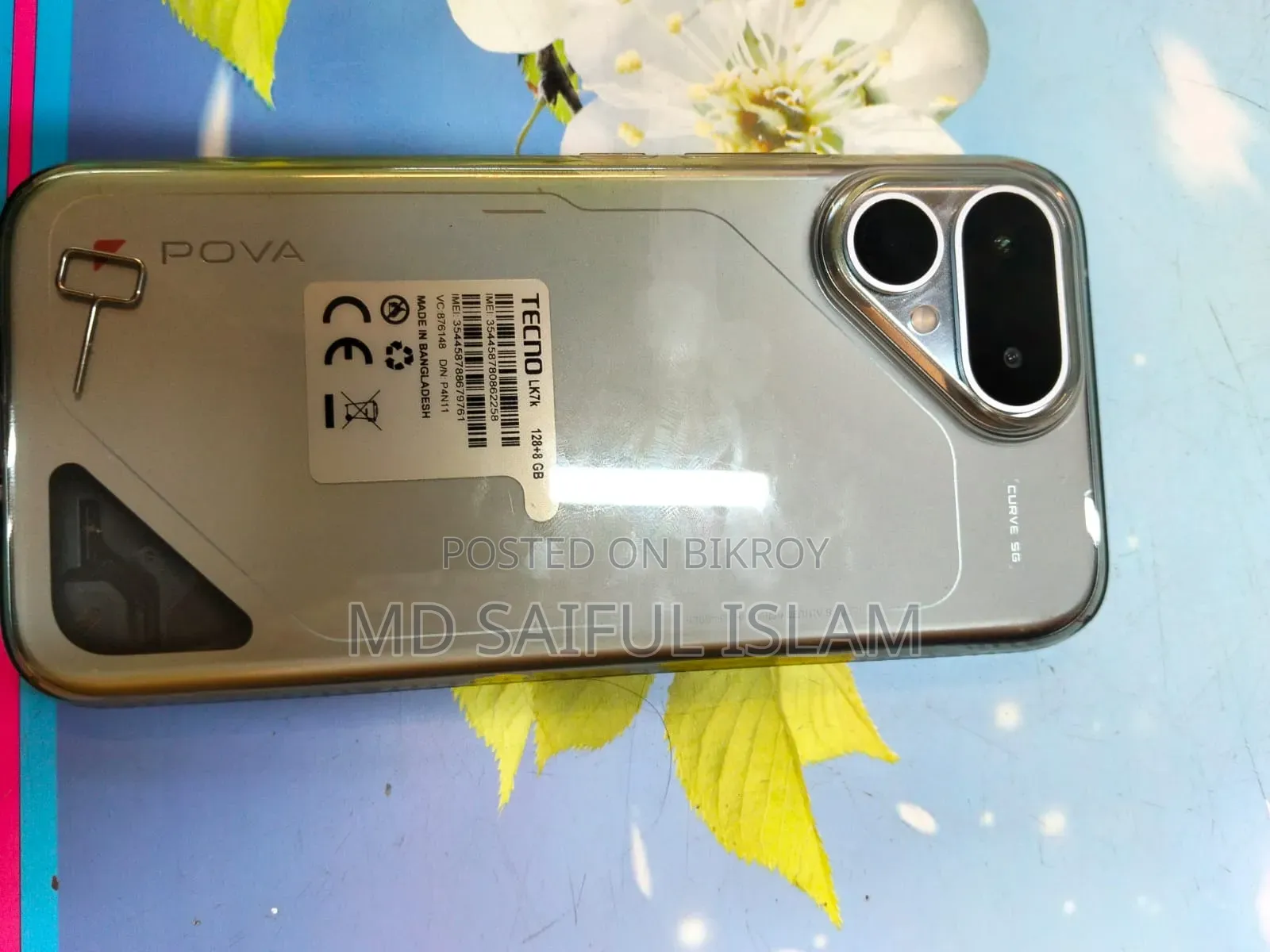 Tecno Pova Curve 2 128 GB Silver