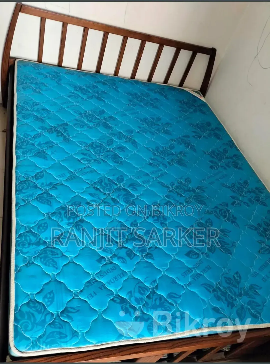 Hatil Queen Size Bed(6'8"/5'6") With Euroasia Mattress.