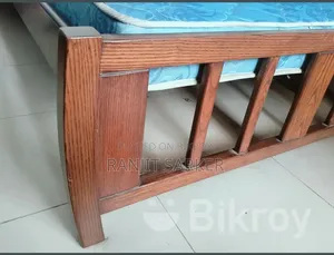 Hatil Queen Size Bed(6'8"/5'6") With Euroasia Mattress.