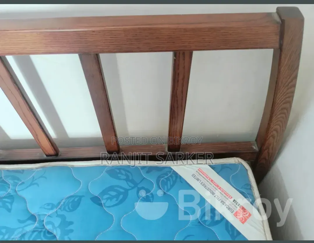 Hatil Queen Size Bed(6'8"/5'6") With Euroasia Mattress.