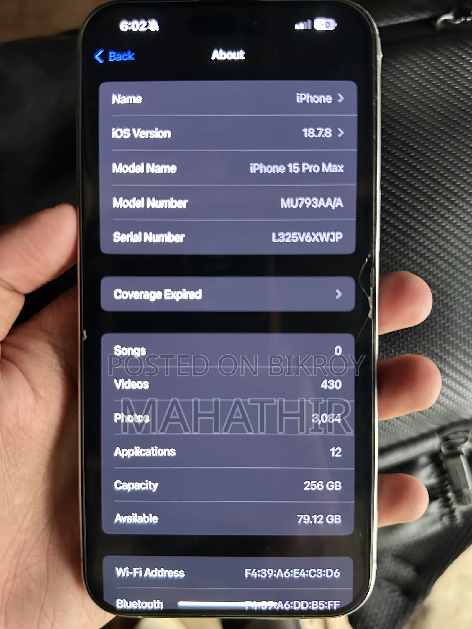 Apple iPhone 15 Pro Max 256 GB White